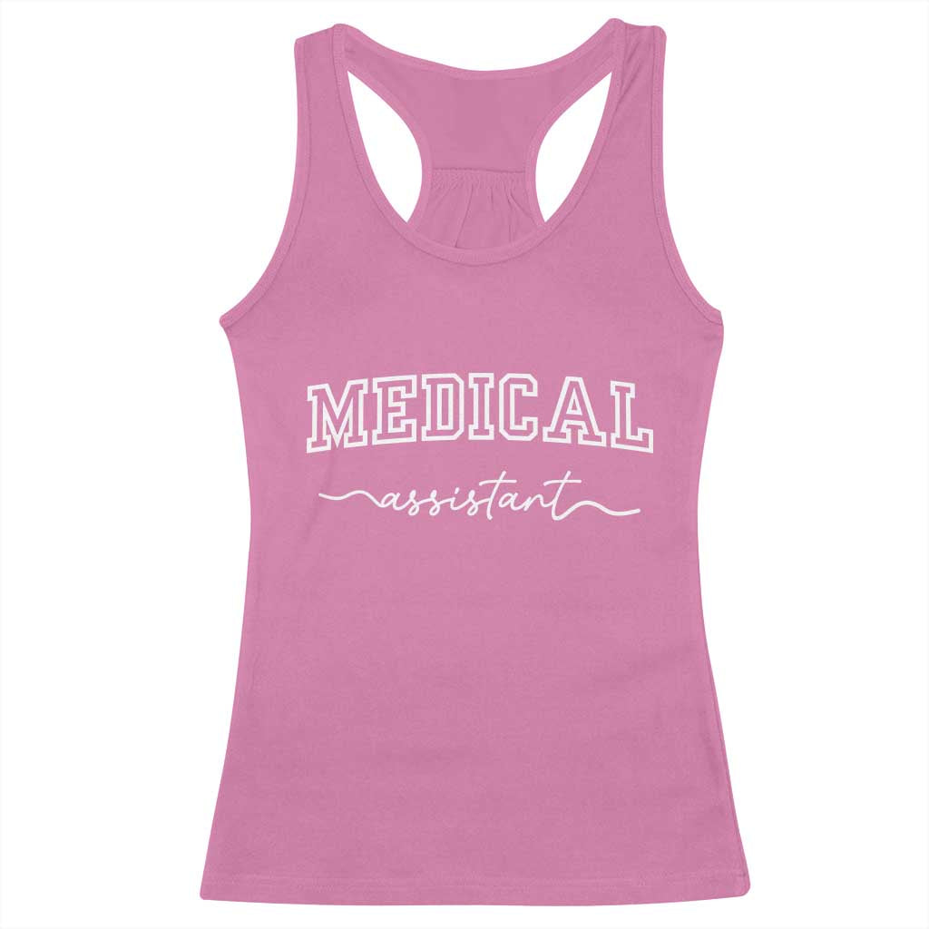Medical Assistant Racerback Tank Top MA Nurse Gift - Wonder Print Shop