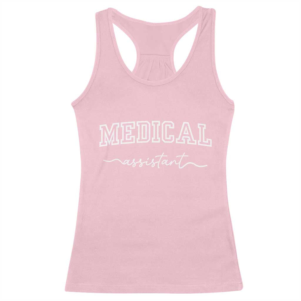 Medical Assistant Racerback Tank Top MA Nurse Gift - Wonder Print Shop