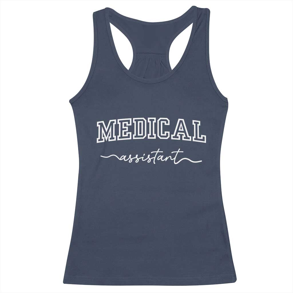 Medical Assistant Racerback Tank Top MA Nurse Gift - Wonder Print Shop