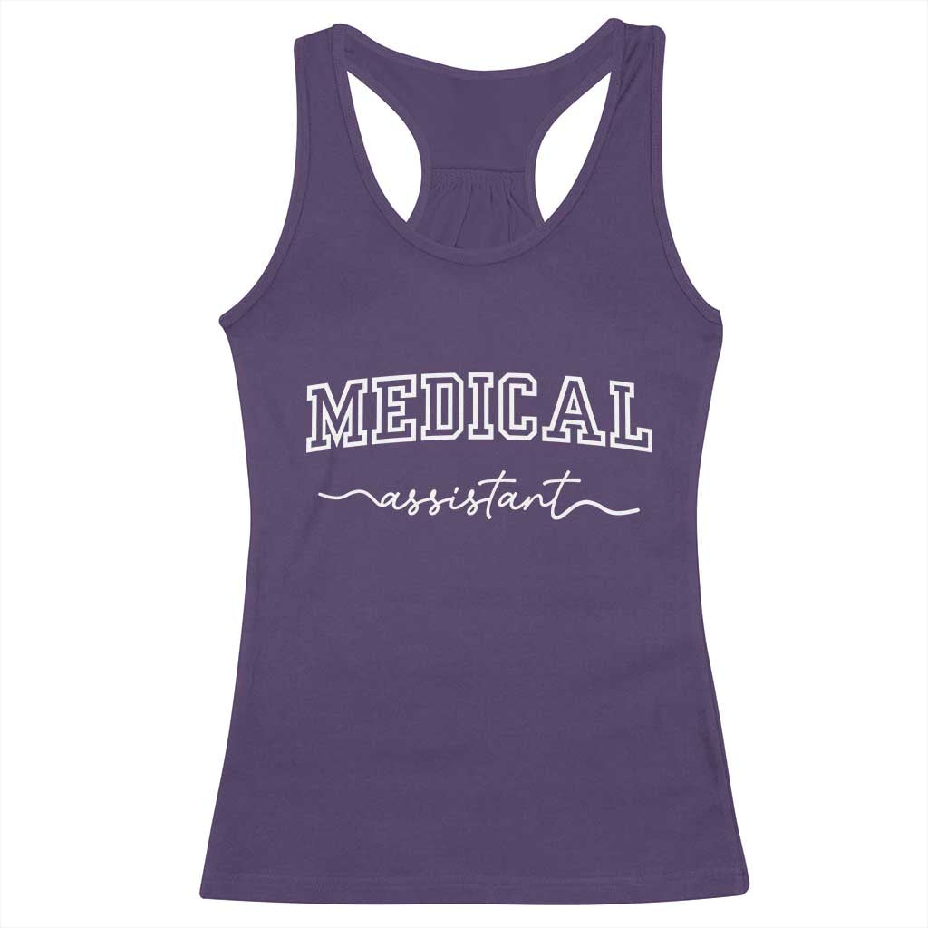 Medical Assistant Racerback Tank Top MA Nurse Gift - Wonder Print Shop