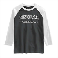 Medical Assistant Raglan Shirt MA Nurse Gift - Wonder Print Shop