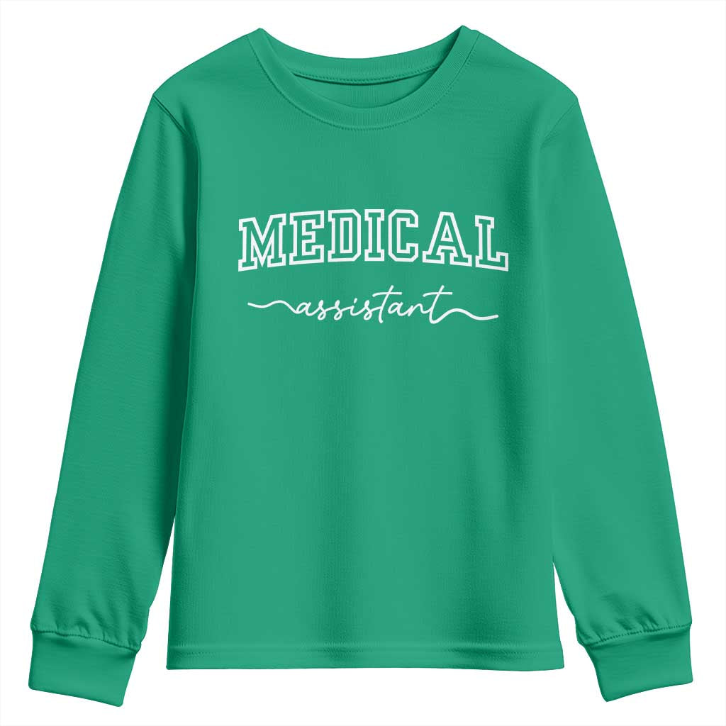 Medical Assistant Youth Sweatshirt MA Nurse Gift - Wonder Print Shop