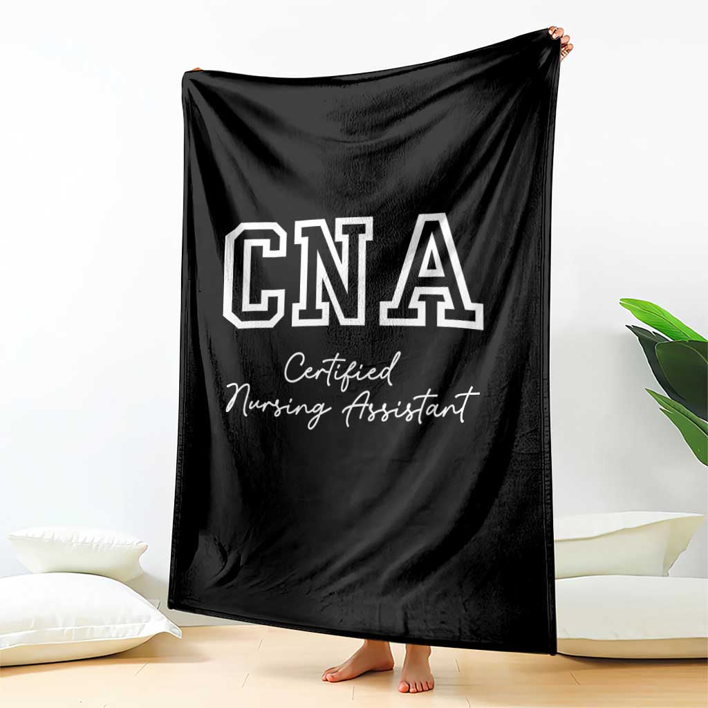 Certified Nursing Assistant Throw Blanket CNA Gift - Wonder Print Shop