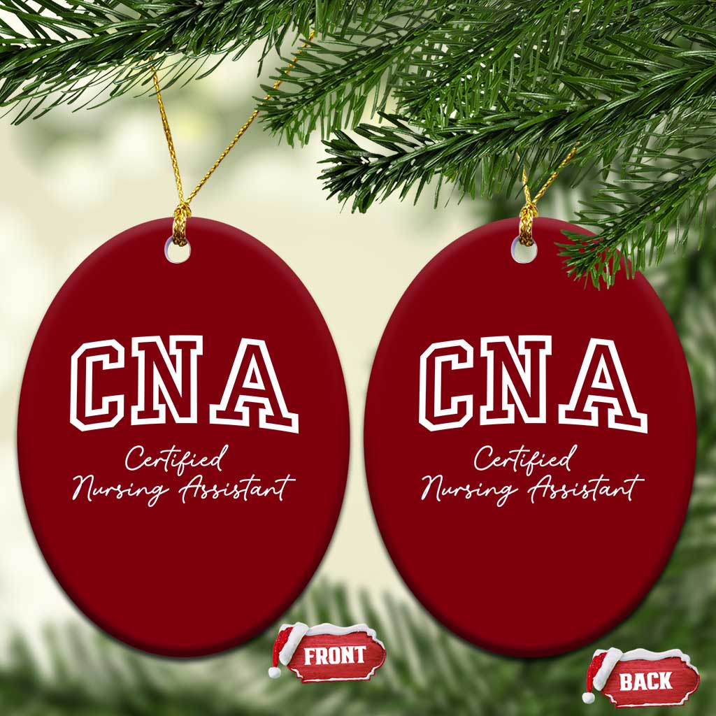 Certified Nursing Assistant Ceramic Ornament CNA Gift - Wonder Print Shop