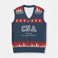 Certified Nursing Assistant V-Neck Knit Sweater Vest CNA Gift - Wonder Print Shop
