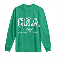 Certified Nursing Assistant Long Sleeve Shirt CNA Gift - Wonder Print Shop