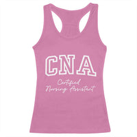 Certified Nursing Assistant Racerback Tank Top CNA Gift - Wonder Print Shop