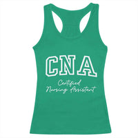 Certified Nursing Assistant Racerback Tank Top CNA Gift - Wonder Print Shop