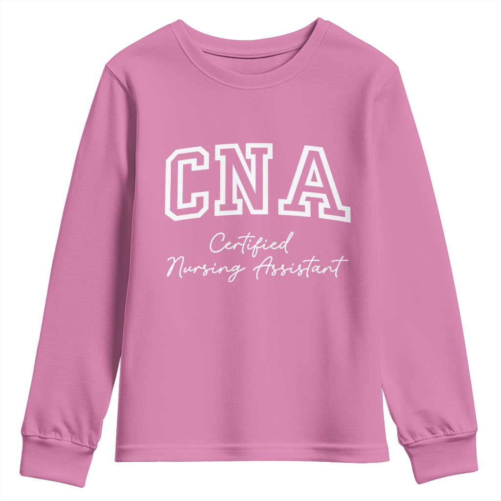 Certified Nursing Assistant Youth Sweatshirt CNA Gift - Wonder Print Shop