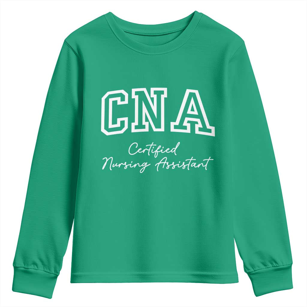 Certified Nursing Assistant Youth Sweatshirt CNA Gift - Wonder Print Shop