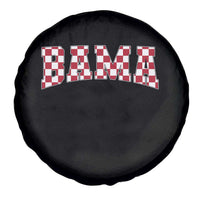 Vintage Bama Spare Tire Cover Retro Checkered Varsity Alabama Lover AL State - Wonder Print Shop