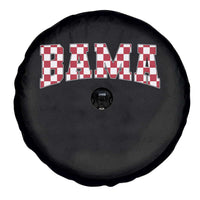 Vintage Bama Spare Tire Cover Retro Checkered Varsity Alabama Lover AL State - Wonder Print Shop