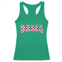 Vintage Bama Racerback Tank Top Retro Checkered Varsity Alabama Lover AL State - Wonder Print Shop