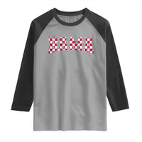 Vintage Bama Raglan Shirt Retro Checkered Varsity Alabama Lover AL State - Wonder Print Shop
