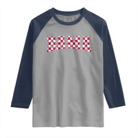 Vintage Bama Raglan Shirt Retro Checkered Varsity Alabama Lover AL State - Wonder Print Shop