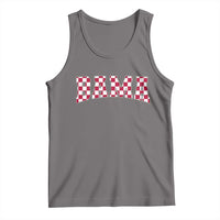 Vintage Bama Tank Top Retro Checkered Varsity Alabama Lover AL State - Wonder Print Shop