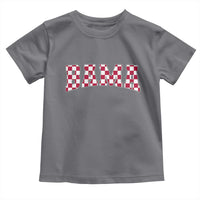 Vintage Bama Toddler T Shirt Retro Checkered Varsity Alabama Lover AL State - Wonder Print Shop