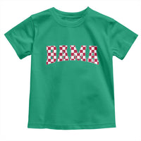 Vintage Bama Toddler T Shirt Retro Checkered Varsity Alabama Lover AL State - Wonder Print Shop