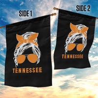 Tennessee Fan Garden Flag Volunteers College Football Lover Game Day Messy Bun - Wonder Print Shop