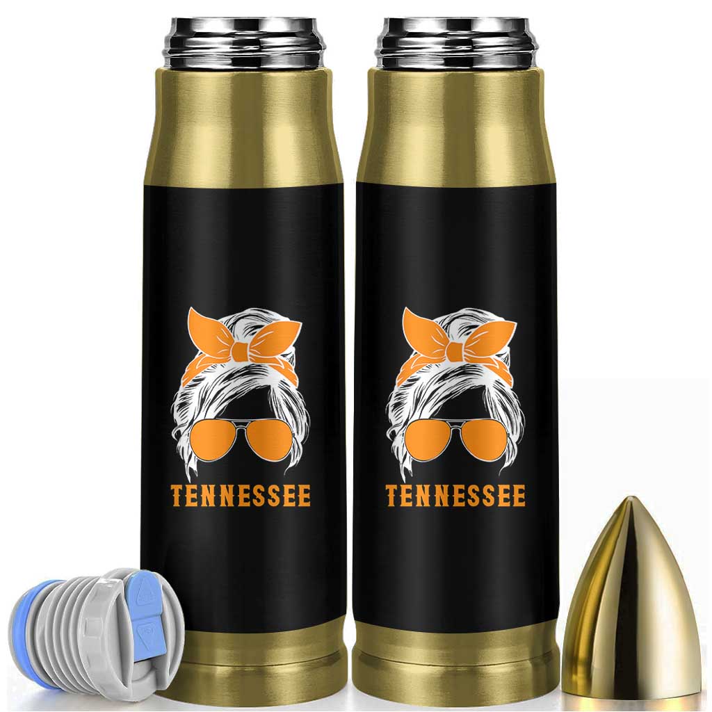 Tennessee Fan Bullet Tumbler Volunteers College Football Lover Game Day Messy Bun - Wonder Print Shop