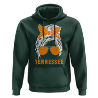 Tennessee Fan Hoodie Volunteers College Football Lover Game Day Messy Bun - Wonder Print Shop