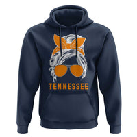 Tennessee Fan Hoodie Volunteers College Football Lover Game Day Messy Bun - Wonder Print Shop