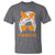 Tennessee Fan T Shirt Volunteers College Football Lover Game Day Messy Bun - Wonder Print Shop