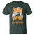 Tennessee Fan T Shirt Volunteers College Football Lover Game Day Messy Bun - Wonder Print Shop