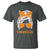 Tennessee Fan T Shirt Volunteers College Football Lover Game Day Messy Bun - Wonder Print Shop