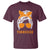 Tennessee Fan T Shirt Volunteers College Football Lover Game Day Messy Bun - Wonder Print Shop