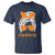 Tennessee Fan T Shirt Volunteers College Football Lover Game Day Messy Bun - Wonder Print Shop