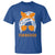 Tennessee Fan T Shirt Volunteers College Football Lover Game Day Messy Bun - Wonder Print Shop