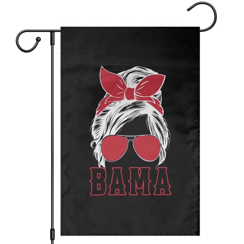 Alabama Fan Garden Flag Bama Football Lover Game Day Messy Bun - Wonder Print Shop