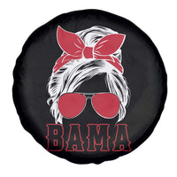 Alabama Fan Spare Tire Cover Bama Football Lover Game Day Messy Bun - Wonder Print Shop