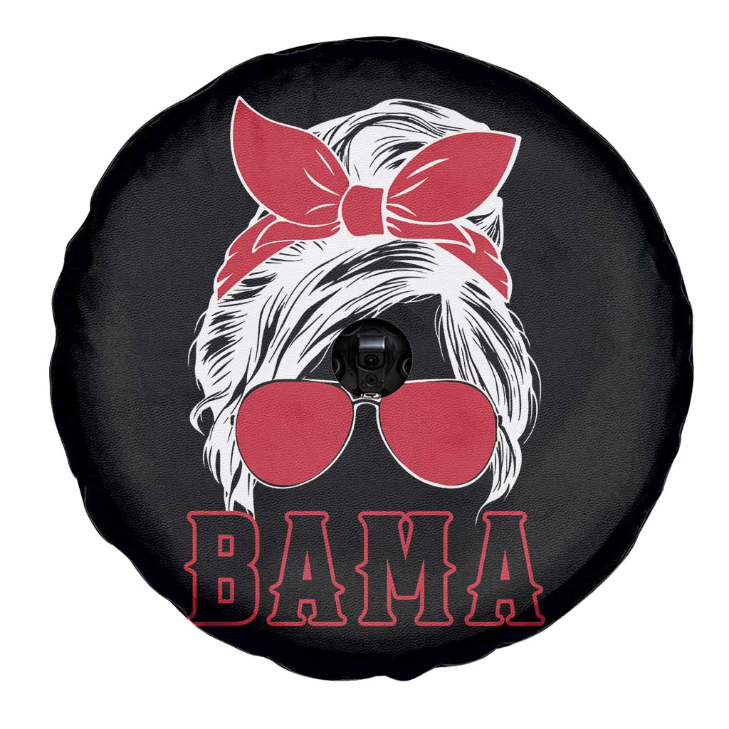 Alabama Fan Spare Tire Cover Bama Football Lover Game Day Messy Bun - Wonder Print Shop