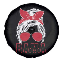 Alabama Fan Spare Tire Cover Bama Football Lover Game Day Messy Bun - Wonder Print Shop