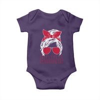 Alabama Fan Baby Onesie Bama Football Lover Game Day Messy Bun - Wonder Print Shop
