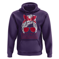 Alabama Fan Hoodie Bama Football Lover Game Day Messy Bun - Wonder Print Shop