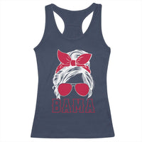 Alabama Fan Racerback Tank Top Bama Football Lover Game Day Messy Bun - Wonder Print Shop