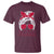 Alabama Fan T Shirt Bama Football Lover Game Day Messy Bun - Wonder Print Shop