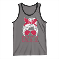Alabama Fan Tank Top Bama Football Lover Game Day Messy Bun - Wonder Print Shop