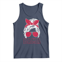 Alabama Fan Tank Top Bama Football Lover Game Day Messy Bun - Wonder Print Shop