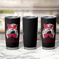 Alabama Fan Tumbler Cup Bama Football Lover Game Day Messy Bun - Wonder Print Shop