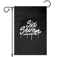 Fun Six Seven Meme Garden Flag Funny 6 7 Meme Gen Alpha Slang Streetwear - Wonder Print Shop