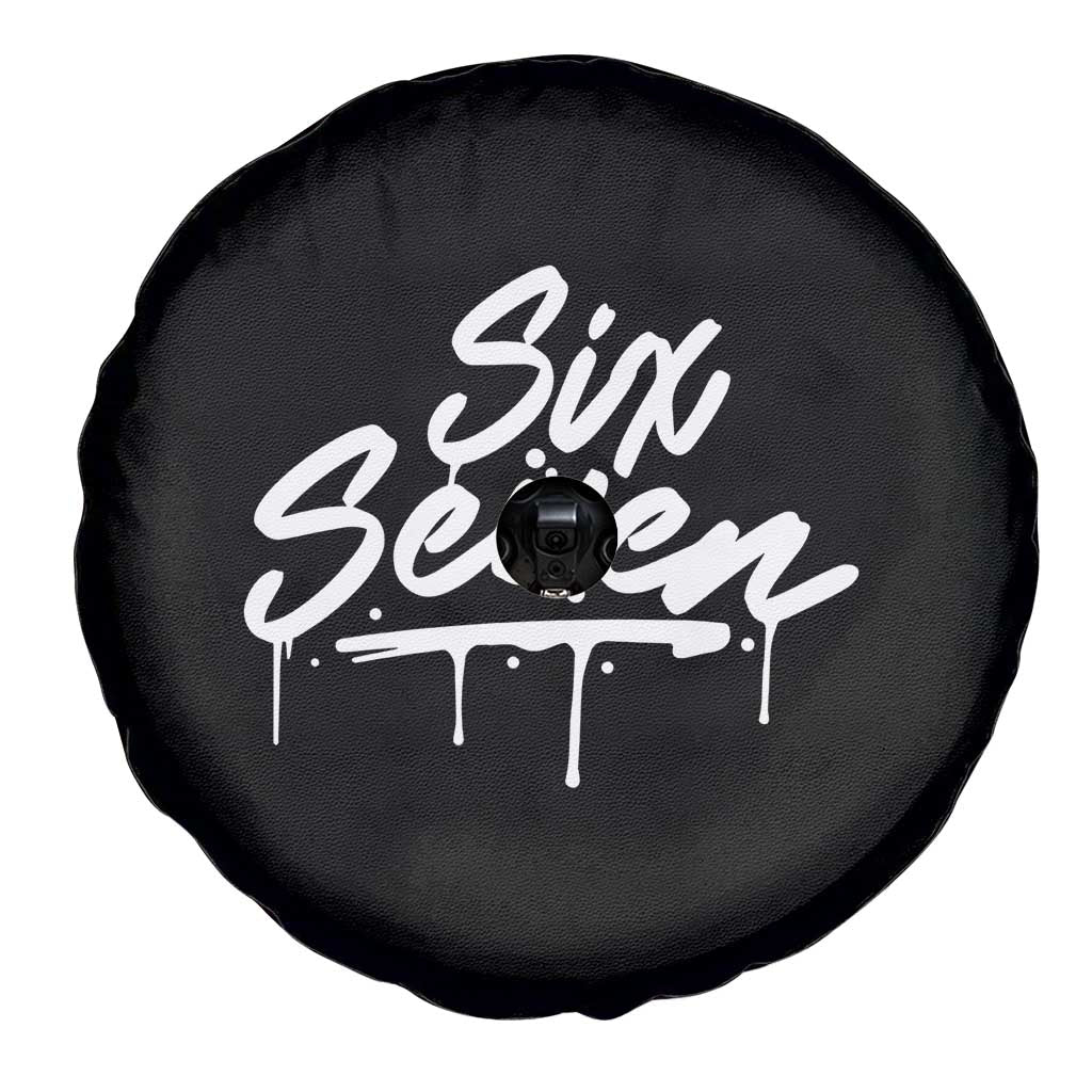 Fun Six Seven Meme Spare Tire Cover Funny 6 7 Meme Gen Alpha Slang Streetwear - Wonder Print Shop