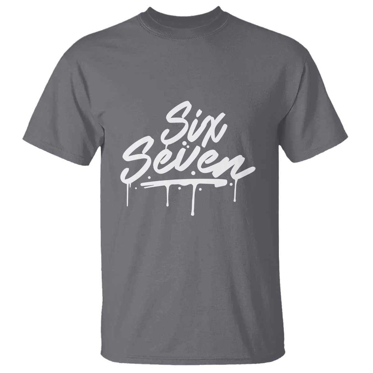 Fun Six Seven Meme T Shirt Funny 6 7 Meme Gen Alpha Slang Streetwear - Wonder Print Shop