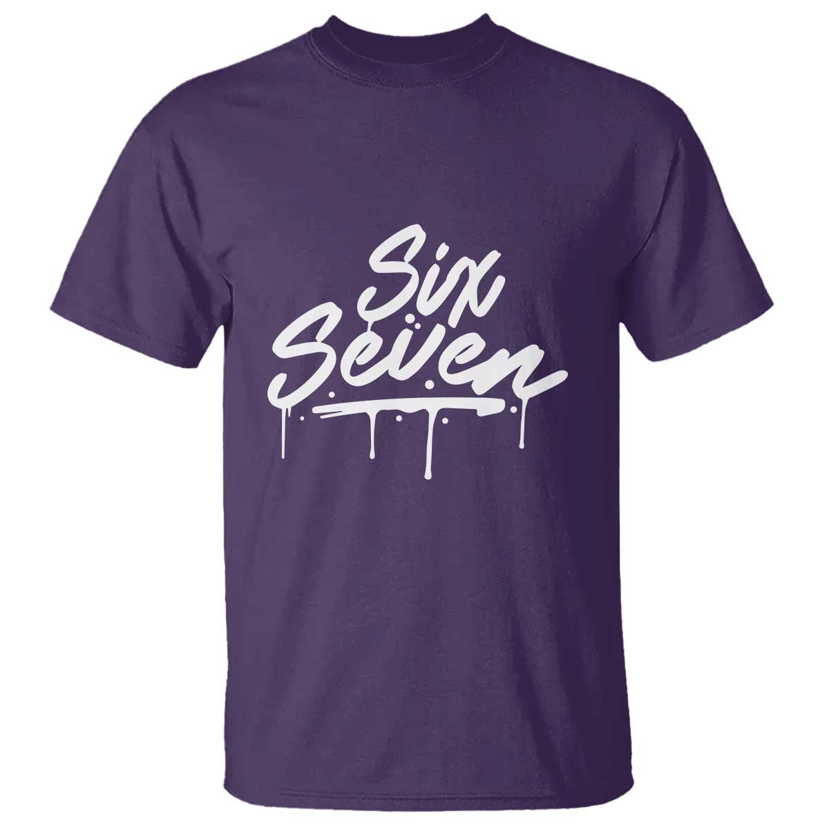 Fun Six Seven Meme T Shirt Funny 6 7 Meme Gen Alpha Slang Streetwear - Wonder Print Shop
