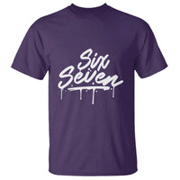Fun Six Seven Meme T Shirt Funny 6 7 Meme Gen Alpha Slang Streetwear - Wonder Print Shop