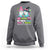 Metastatic Breast Cancer Awareness Ghost Sweatshirt Halloween Green Teal Pink Ribbon - Wonder Print Shop