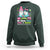 Metastatic Breast Cancer Awareness Ghost Sweatshirt Halloween Green Teal Pink Ribbon - Wonder Print Shop